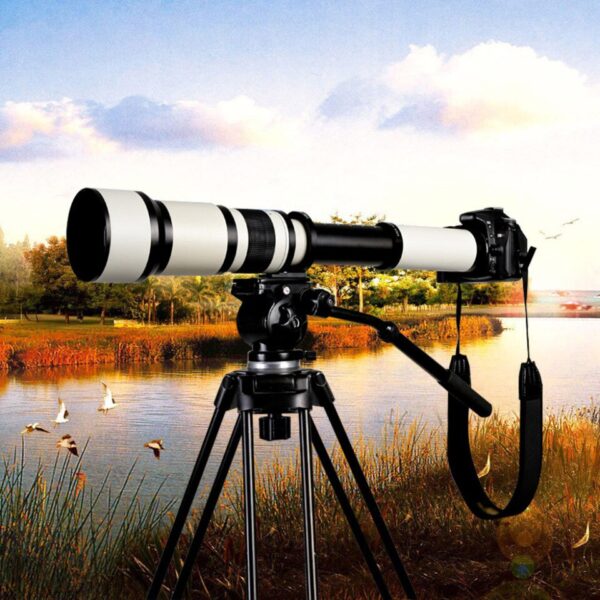 JINTU 500mm F/6.3 T-Mount Super Telephoto Camera Lens for Nikon Canon Sony DSLR Camera and Macro 4/3 Mirroreless Camera - Image 5